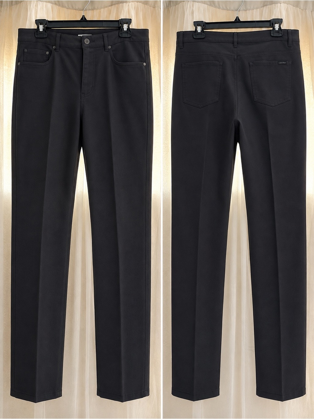 Calvin Klein Jeans Men's Black Straight Jeans